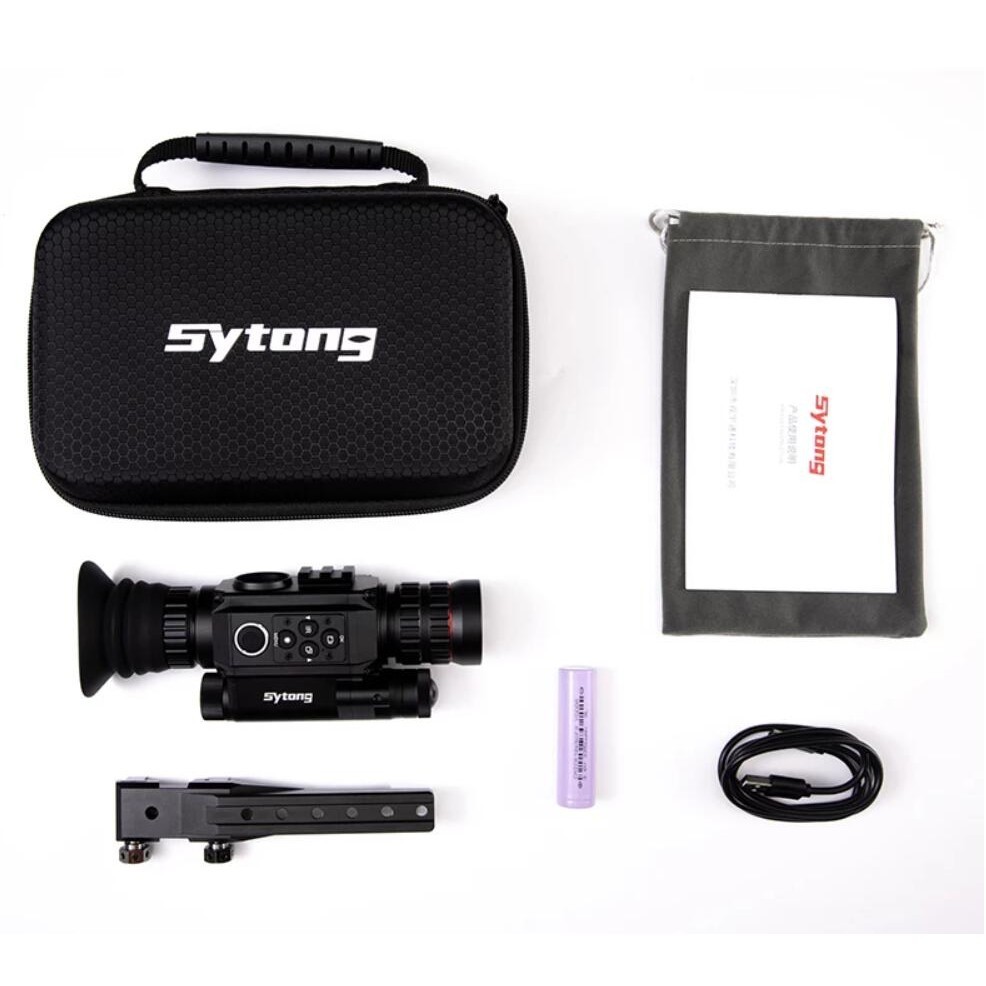 Sytong HT-60 6.5-13X / 2X-8X Night Vision Clip-on Rifle Scope IPX7 Waterproof WIFI Transmission Cros