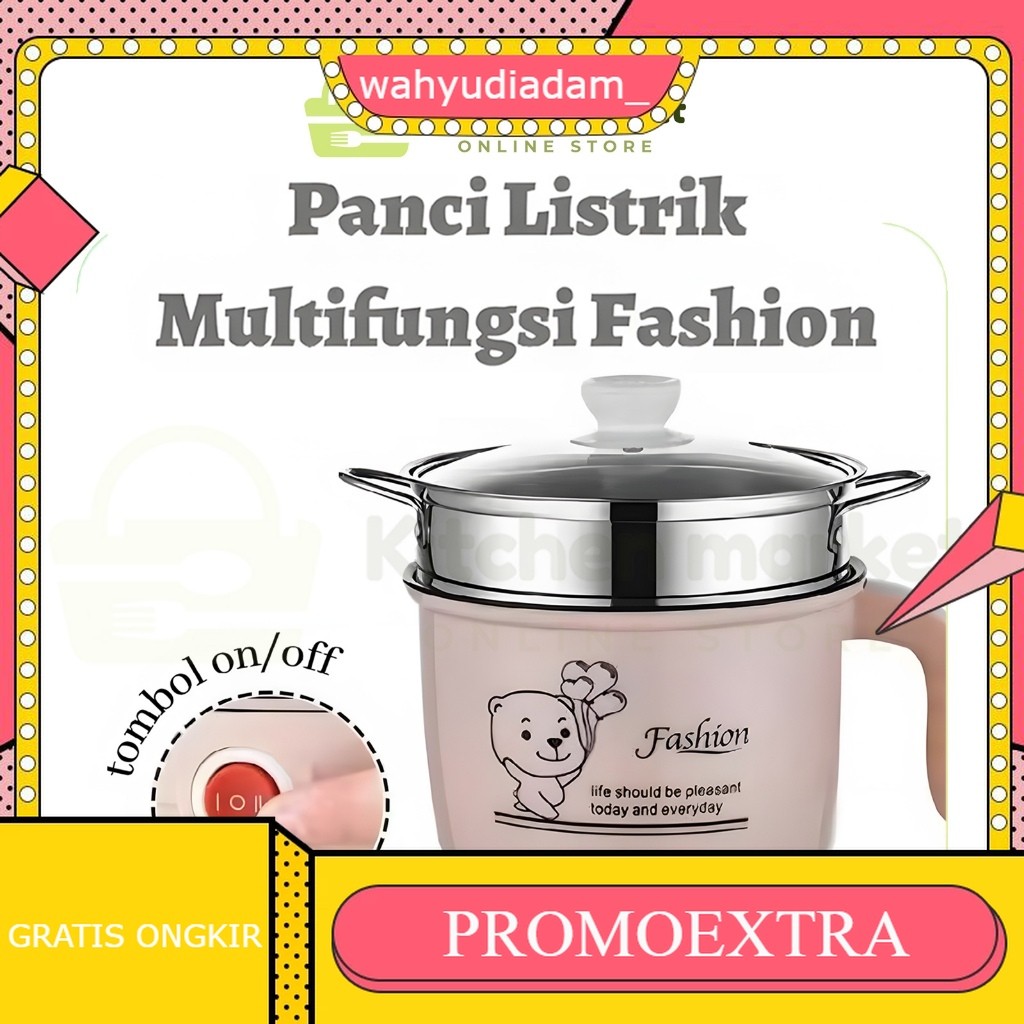 Panci Elektrik Fashion - Cooking Pot Steamer Multifungsi