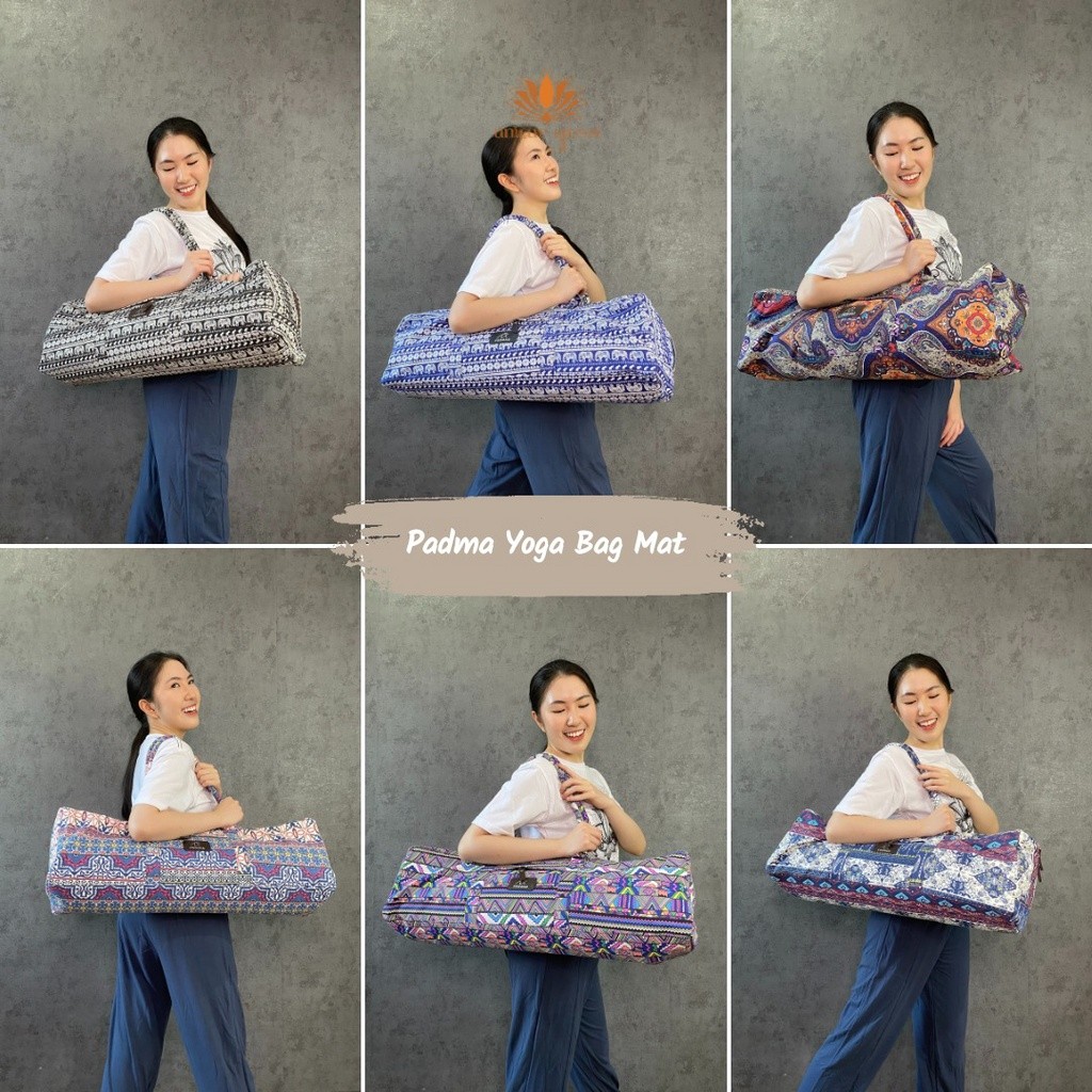 Padma Yoga Bag / Tas Yoga / Padma Yoga Bag Mat / Tas Olahraga Yoga Ukuran Besar / Tas Matras Tenteng