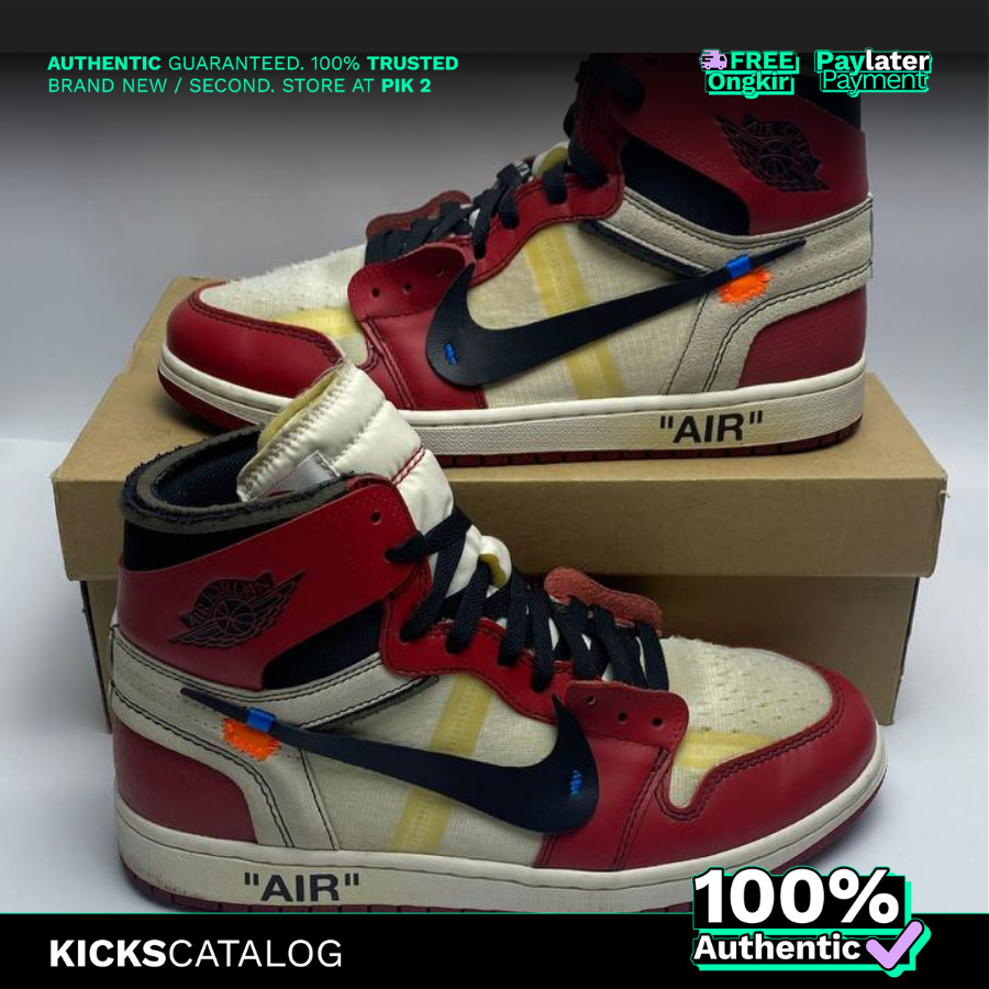 Air-Jordan-1-Retro-High-Off-White-Chicago-(AJ-2237) - 100% Authentic | VNDS