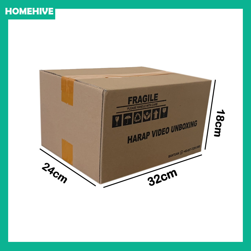 

Kardus Box Karton 32cmx24cmx18cm / 35cmx20cmx12cm Kotak Packing / Kardus Box Packing / Karton Packing Polos Baru Dan Tebal