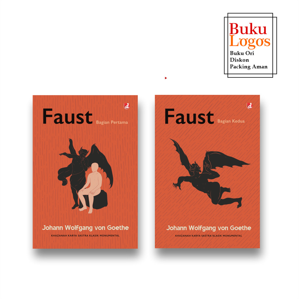 Buku logos - Paket Faust - Johann Wolfgang von Goethe - 2 Buku