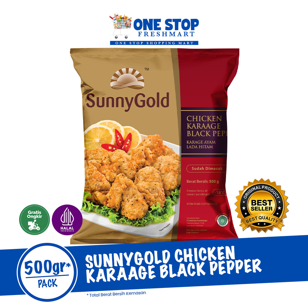 

SUNNYGOLD CHICKEN KARAGE BLACK PEPPER 500GR