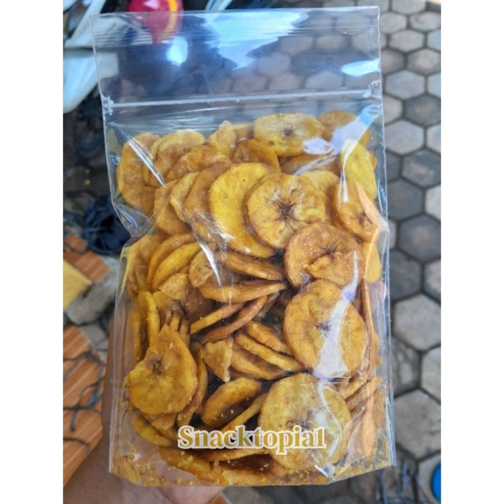 

READY SALE! Pisang manis keripik pisang kepok keripik pisang original keripik pisang koin- 100 gram, 250 gram, 500 gram