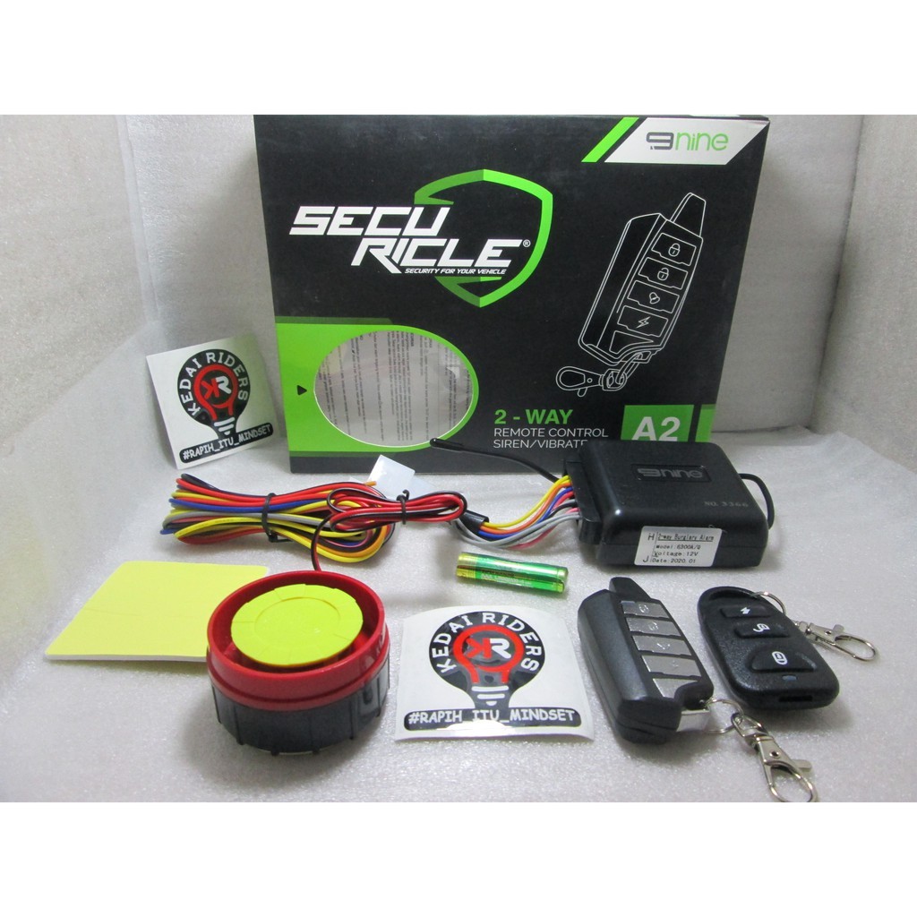 ABOLAILSHOP  Alarm Nine Type A2 Universal Luminos 9 Nine A2 Fitur Remote Getar