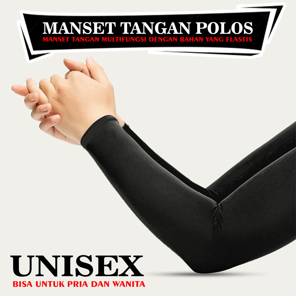 Handsock Manset Tangan Pria/Wanita Manset Lengan Panjang / Manset Olahraga / Manset Voli