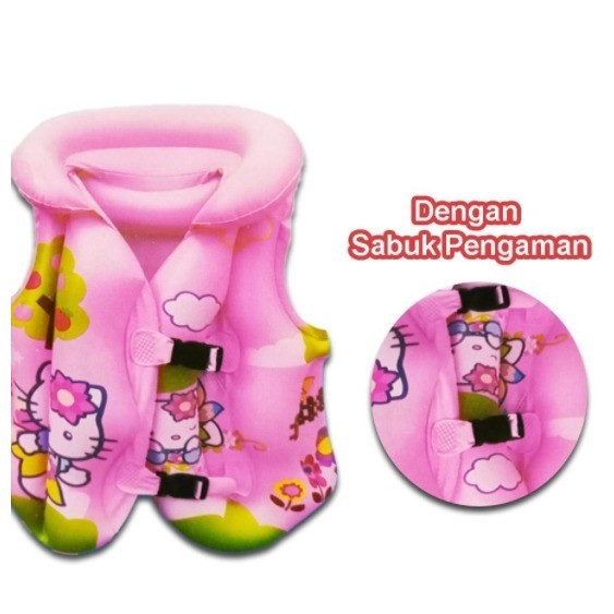 Jaket Rompi Ban Pelampung Renang Balita Berenang Anak Balita Jaket Pelampung Anak Umur 2-8 Tahun