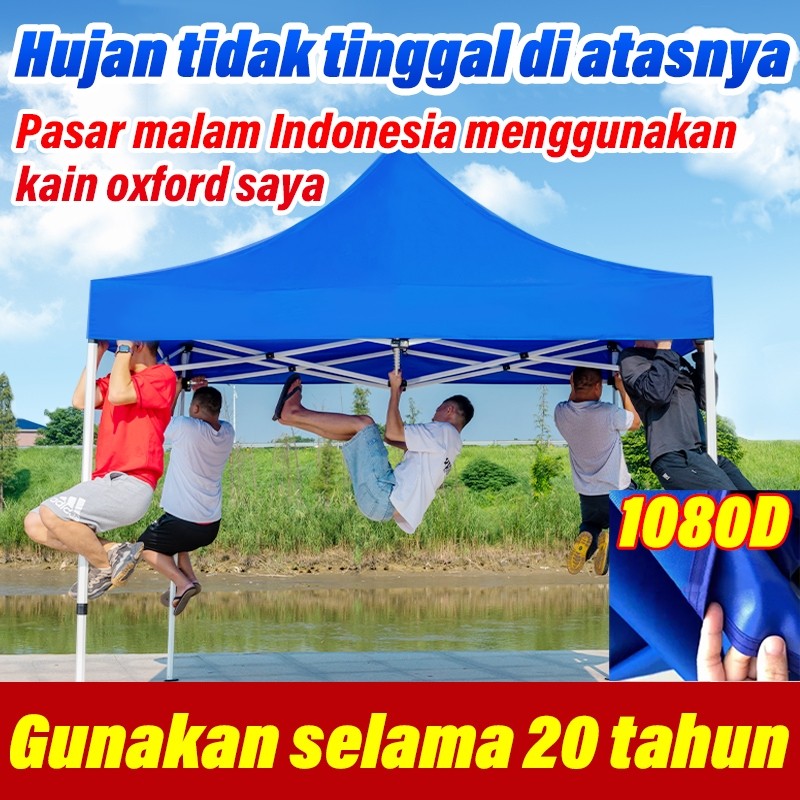 【Ready Stock】Tenda Lipat 2x2,2x3,3x3Tenda Bazar Pameran Tenda gazebo Tenda Dagang otomatis 1080D