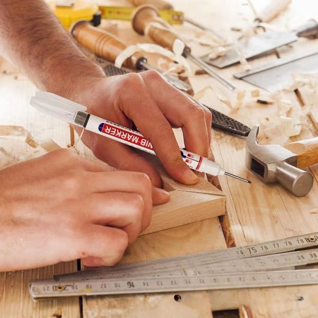 

Ay00! 10pcs Long Head Marker Anti Air Long Nib Marker Multiguna Spidol Kepala Panjang 20mm BR158