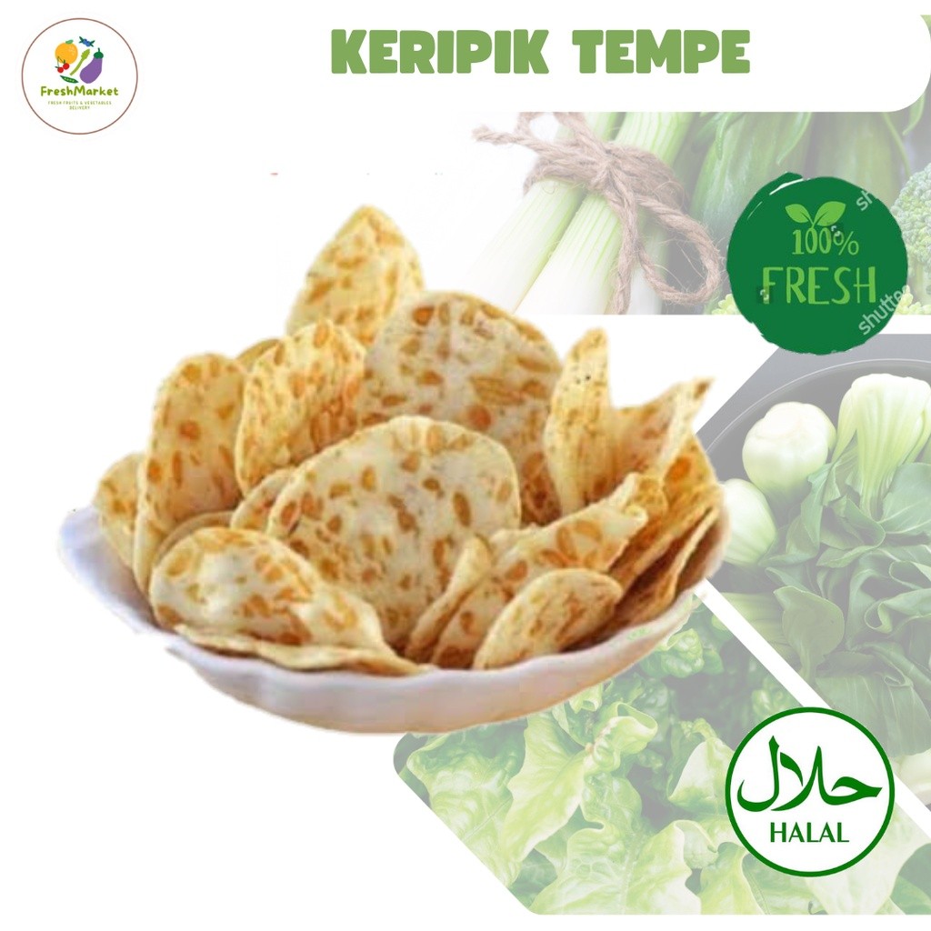 

Keripik Tempe Gurih 250 Gram Sayurinstant