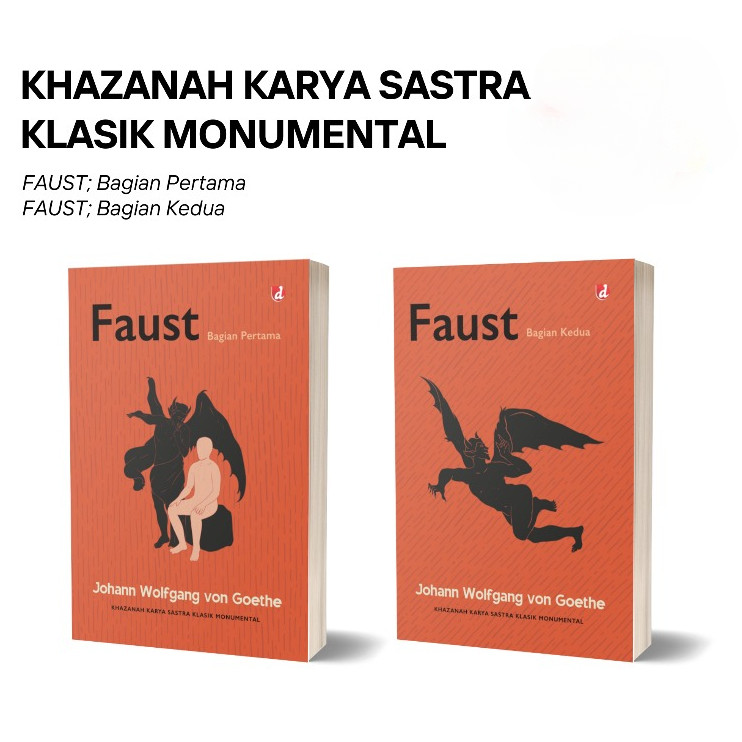 Paket Buku Faust - Johann Wolfgang von Goethe - 2 Buku
