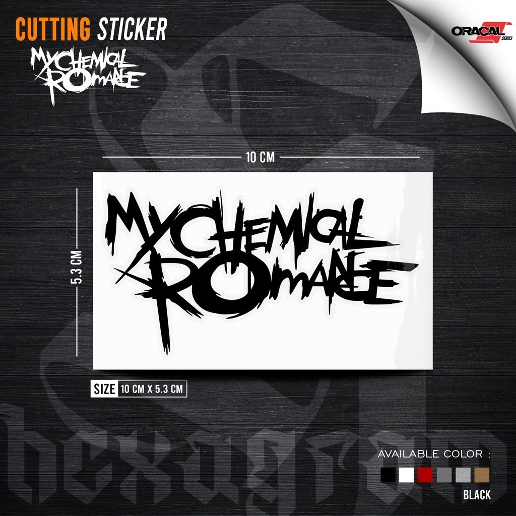 Cutting Sticker Musik My Chemical Romance | Stiker Cutting Band My Chemical Romance | My Chemical Ro