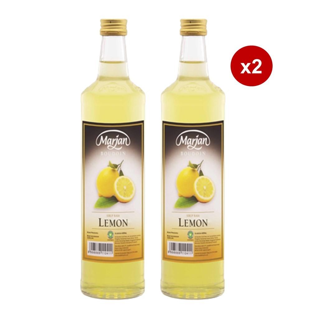 

Marjan Boudoin Syrup Lemon 460ml x2