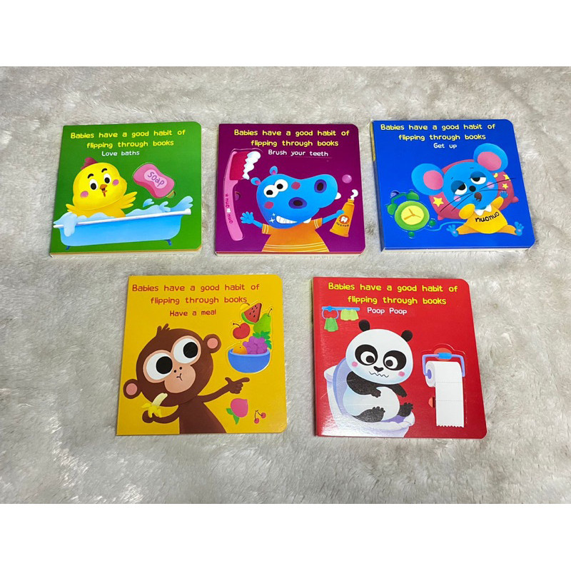 

Babies have a good habit boardbook baby book board book buku cerita anak bahasa inggris english storybook buku anak bayi boardbook interactive