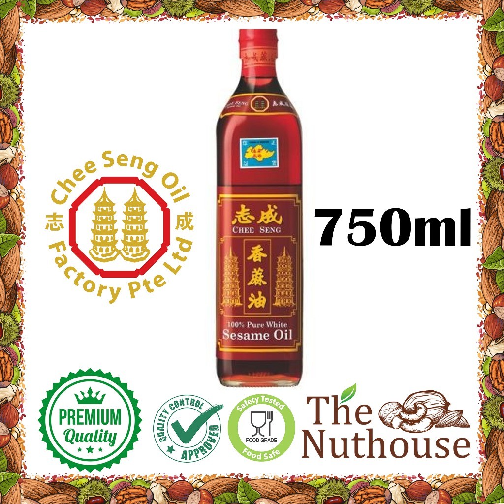 

Chee Seng 100% Pure White Sesame Oil / Minyak Wijen Pagoda 750ml