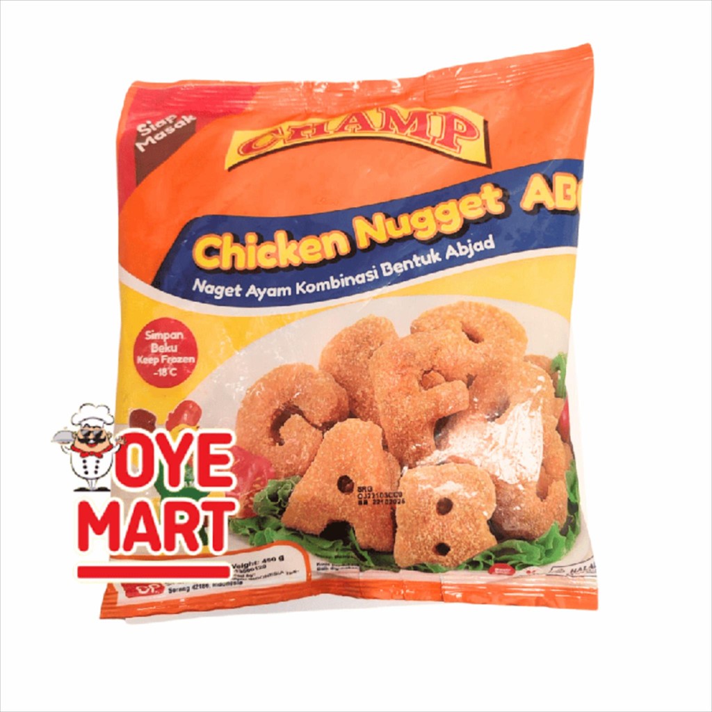 

CHAMP CHICKEN NUGGET ABC 450GR