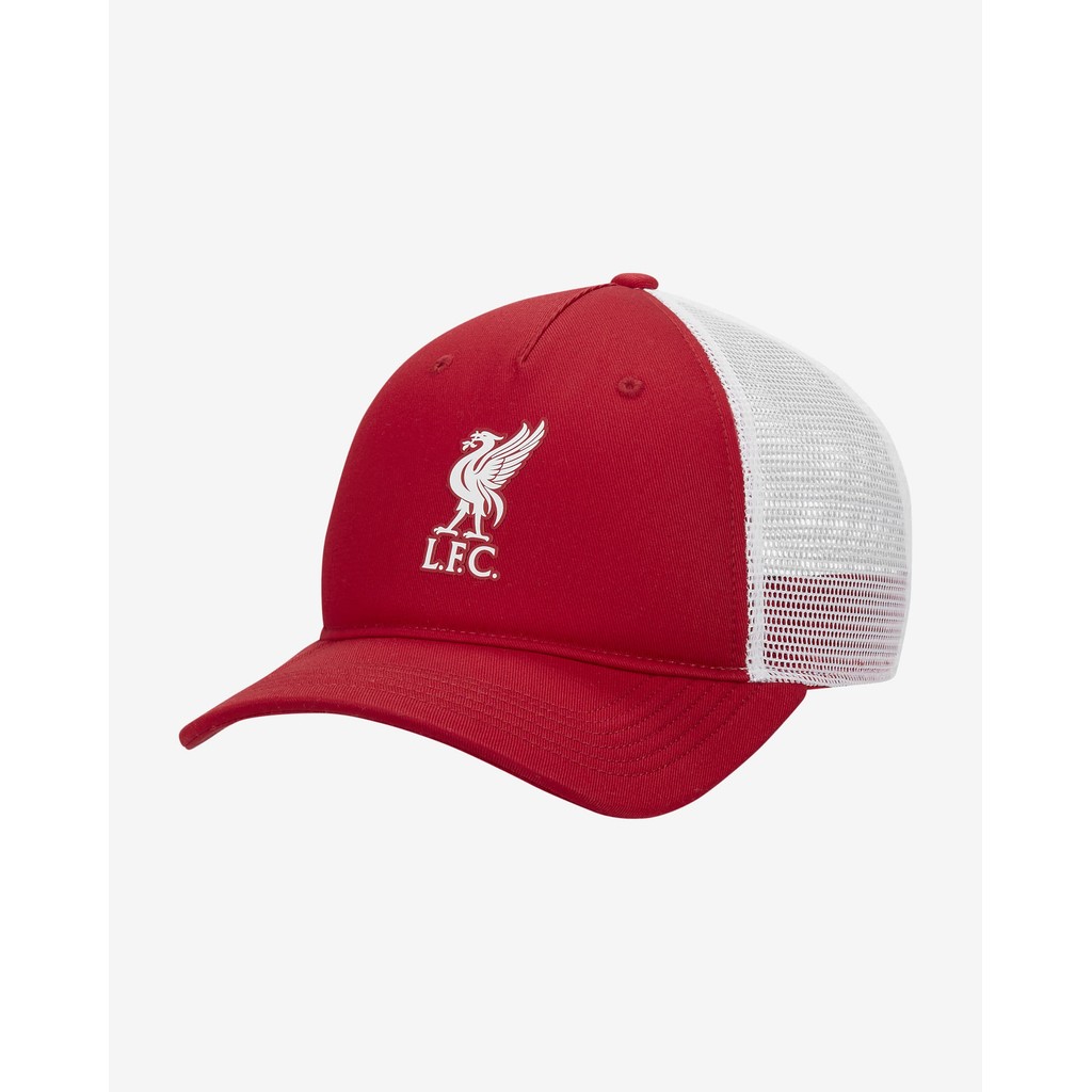 Liverpool FC Rise Nike Football Trucker Cap, Topi Original LFC, Official Licensed Product
