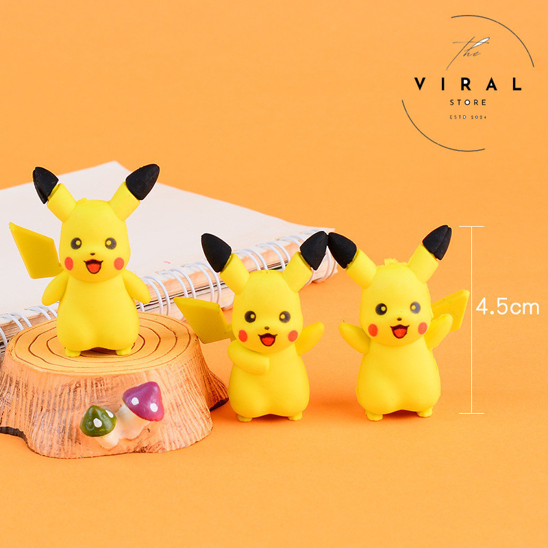 

THE VIRAL STORE Karet Penghapus Setip Karakter Pokemon Pikachu Premium Poke Ball Satuan Lucu Unik Imut Termurah Grosir COD