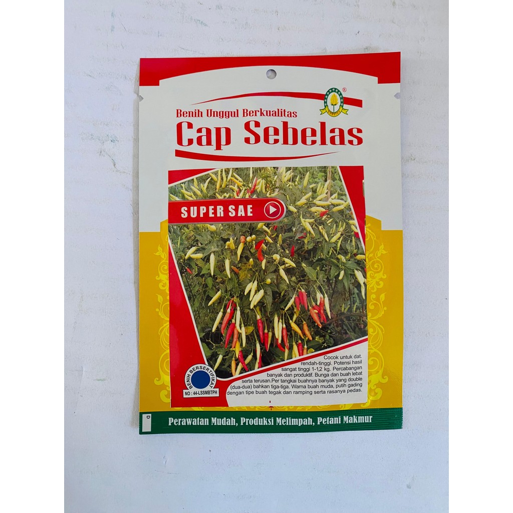 Benih Cabe Cabai Rawit SUPER SAE dari Cap Sebelas