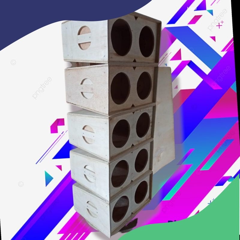 Siap Kirim BOX speaker 6.inch dobel