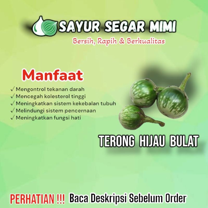 

Terong Hijau - Sayur Palembang