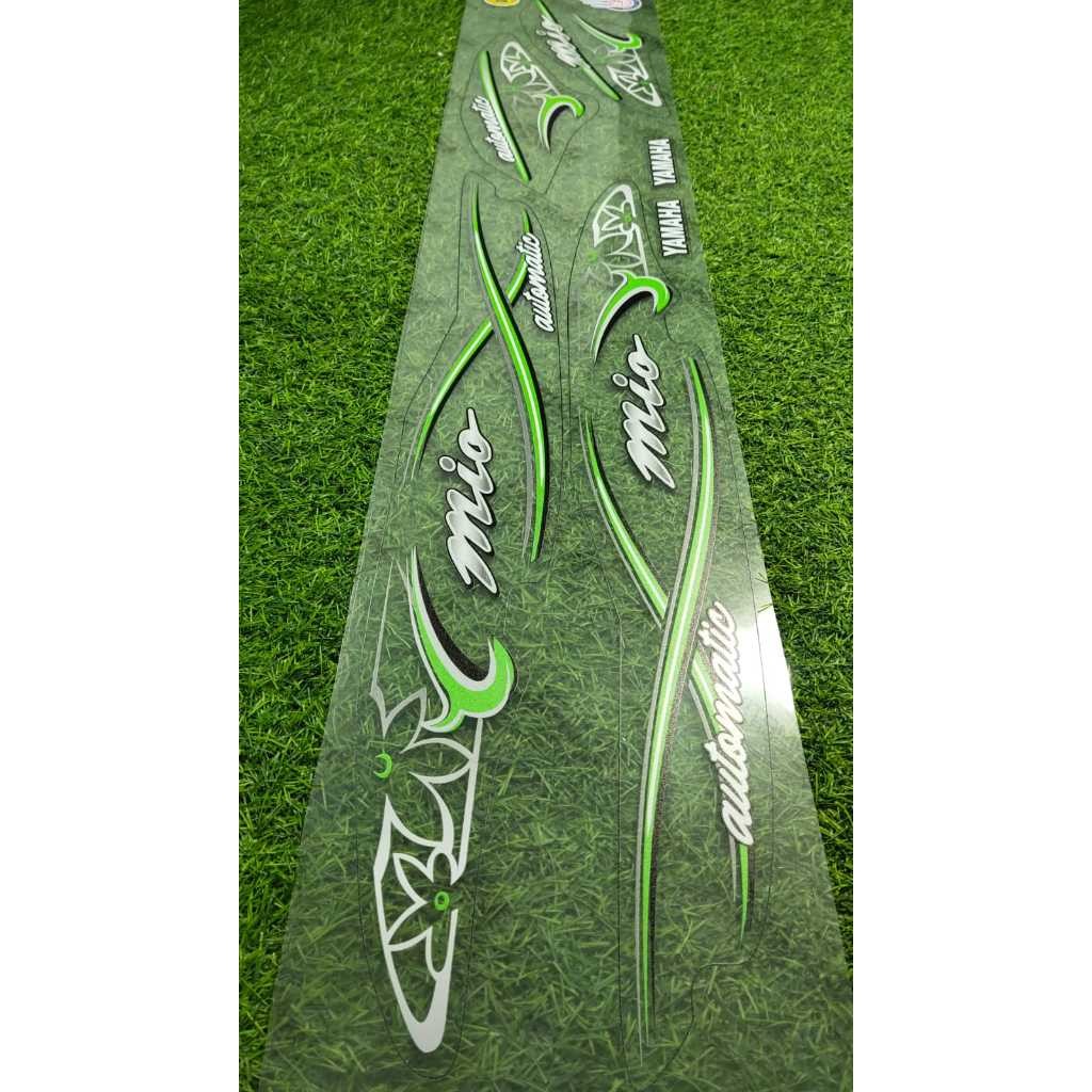 Striping Mio Sporty/Mio Smile/Mio Karbu Lis polet Bunga Transparan POLET pink biru