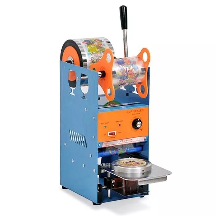 Omicko Sealing Machine Mesin Cup Sealer Press Gelas Plastik Minuman mesin press cup Mesin cupsealer 