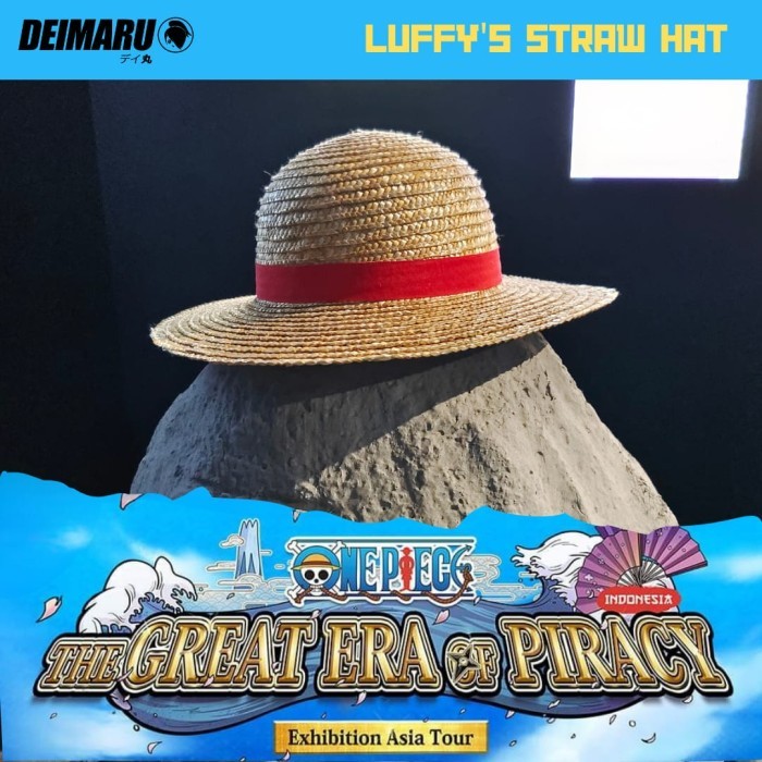 Topi Jerami New Version Monkey D Luffy Mugiwara One Piece