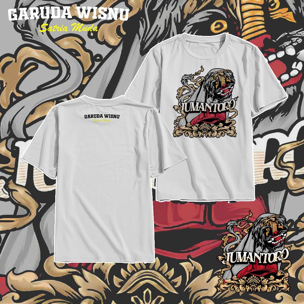 Kaos Jumantoro Barongan GWSM Garuda Wisnu Satria Muda Baju Pakaian T Shirt Pria Wanita
