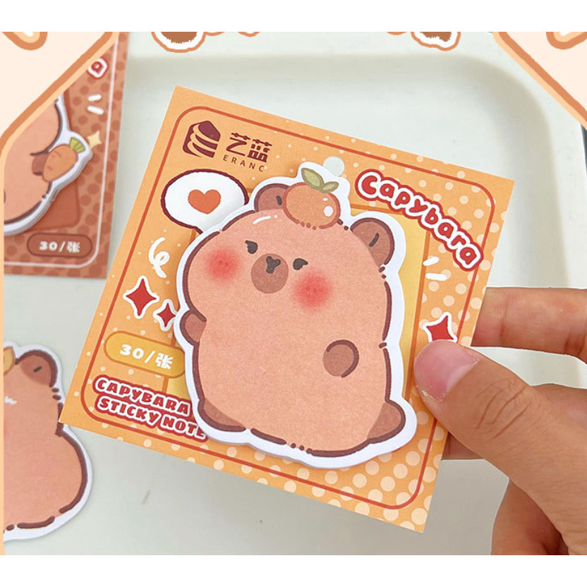 

HFM - Sticky notes capybara Memo cuted shaped