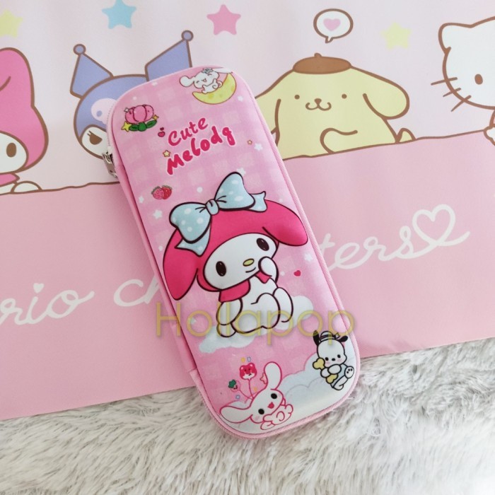 

[New]Best Pouch tempat pensil timbul Kuromi Cinnamoroll My Melody HOP - MM