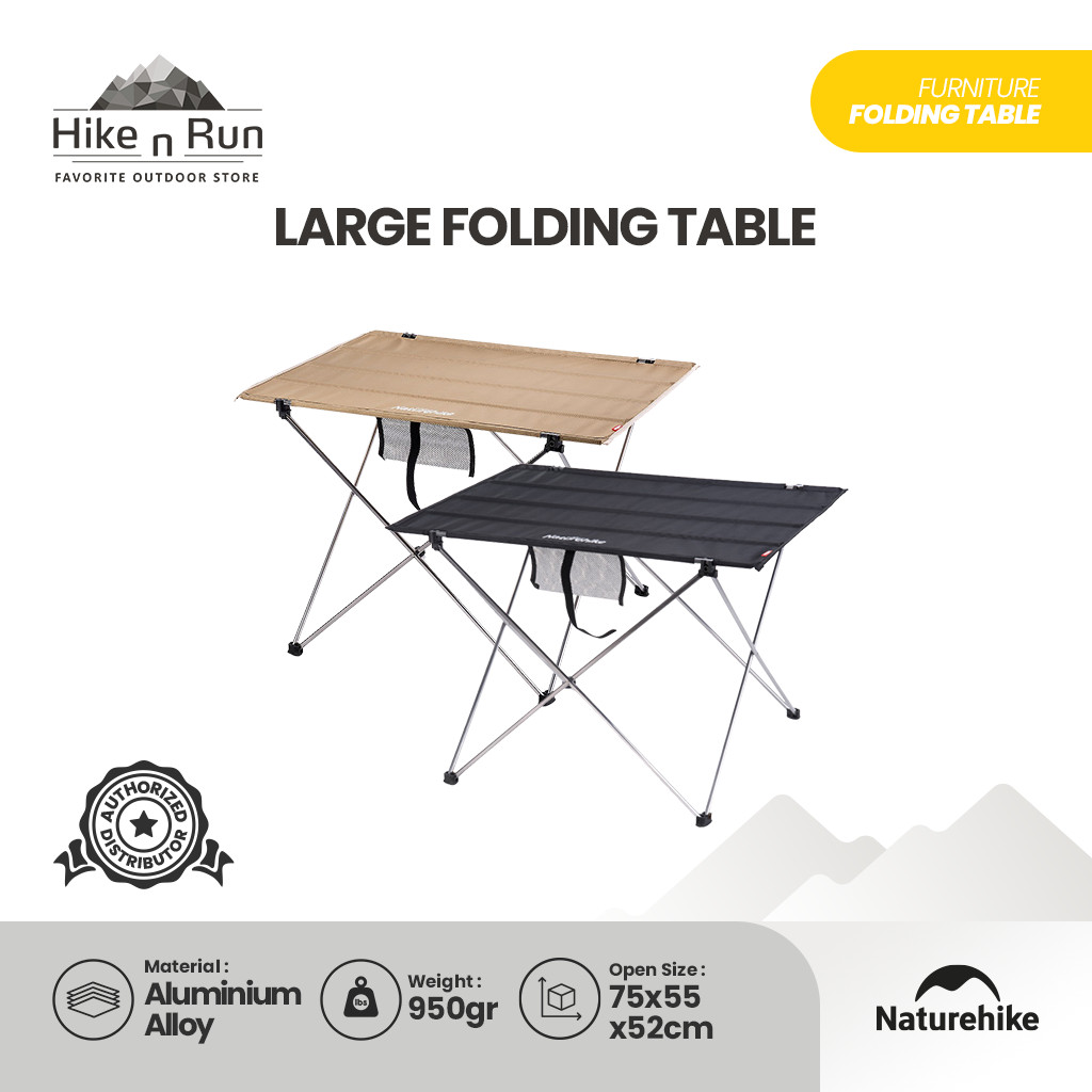 Naturehike Meja Lipat Camping NH20JJ020 Folding Table Large