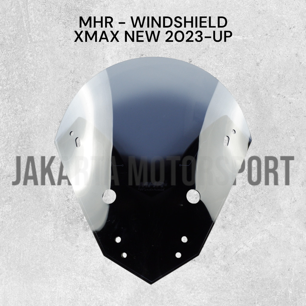 MHR Racing Visor New XMAX Connected 2023-2026 Windshield Akrilik Twotone Aksesoris Motor Matic