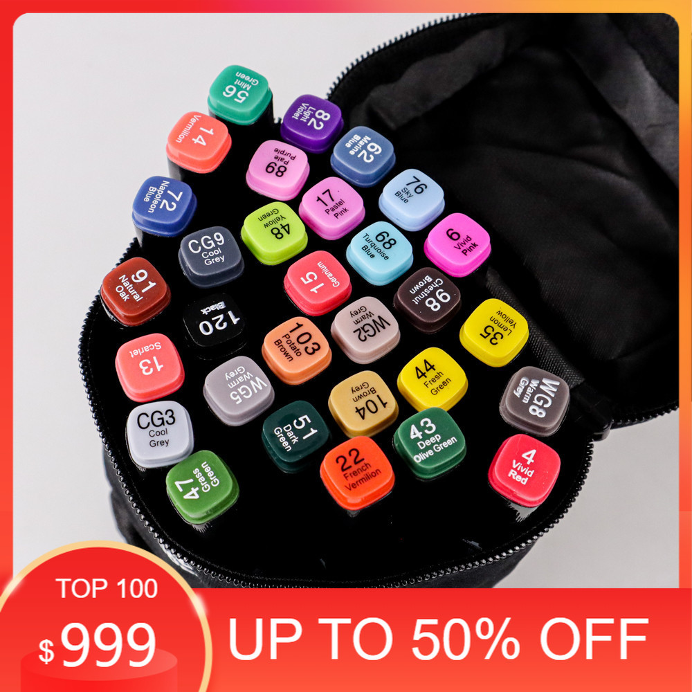 

Toddi Spidol Dual Side Fine Art Marker 30 Color - T30