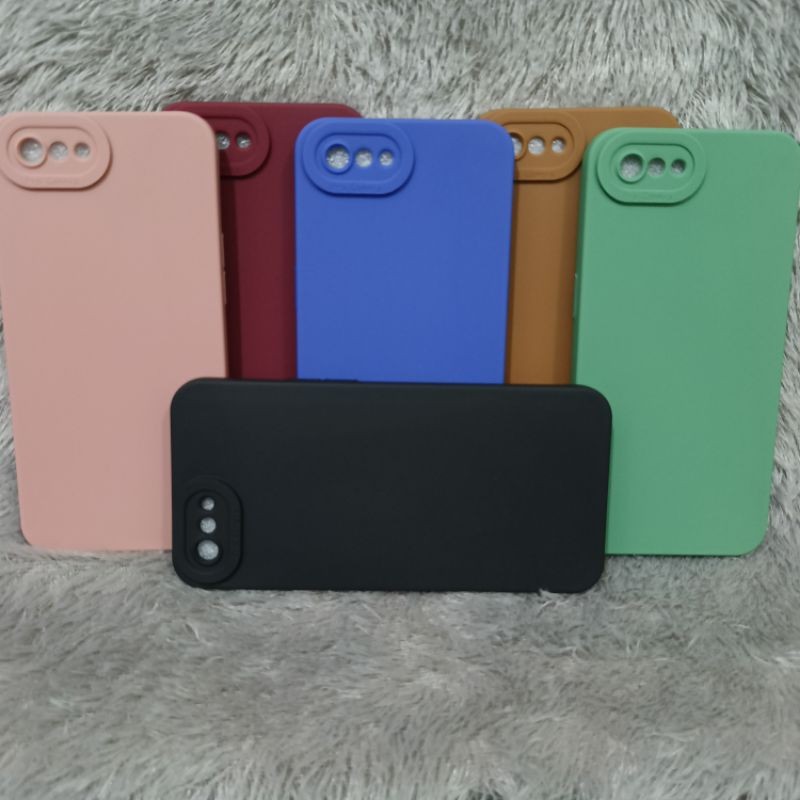 Softcase Casing OPPO A1K Silikon Casing Case Macaron Macaron Pelindung Pro Camera