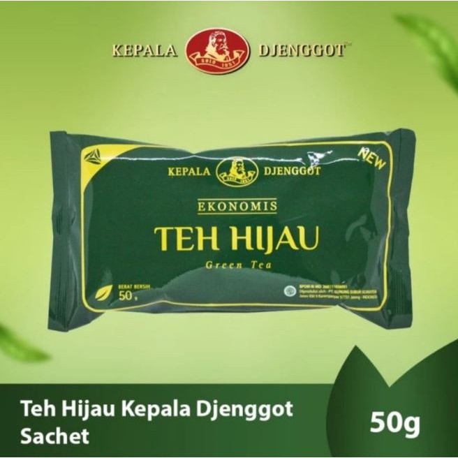 

Teh Hijau Pouch 50 Gram Kepala Djenggot Green Tea