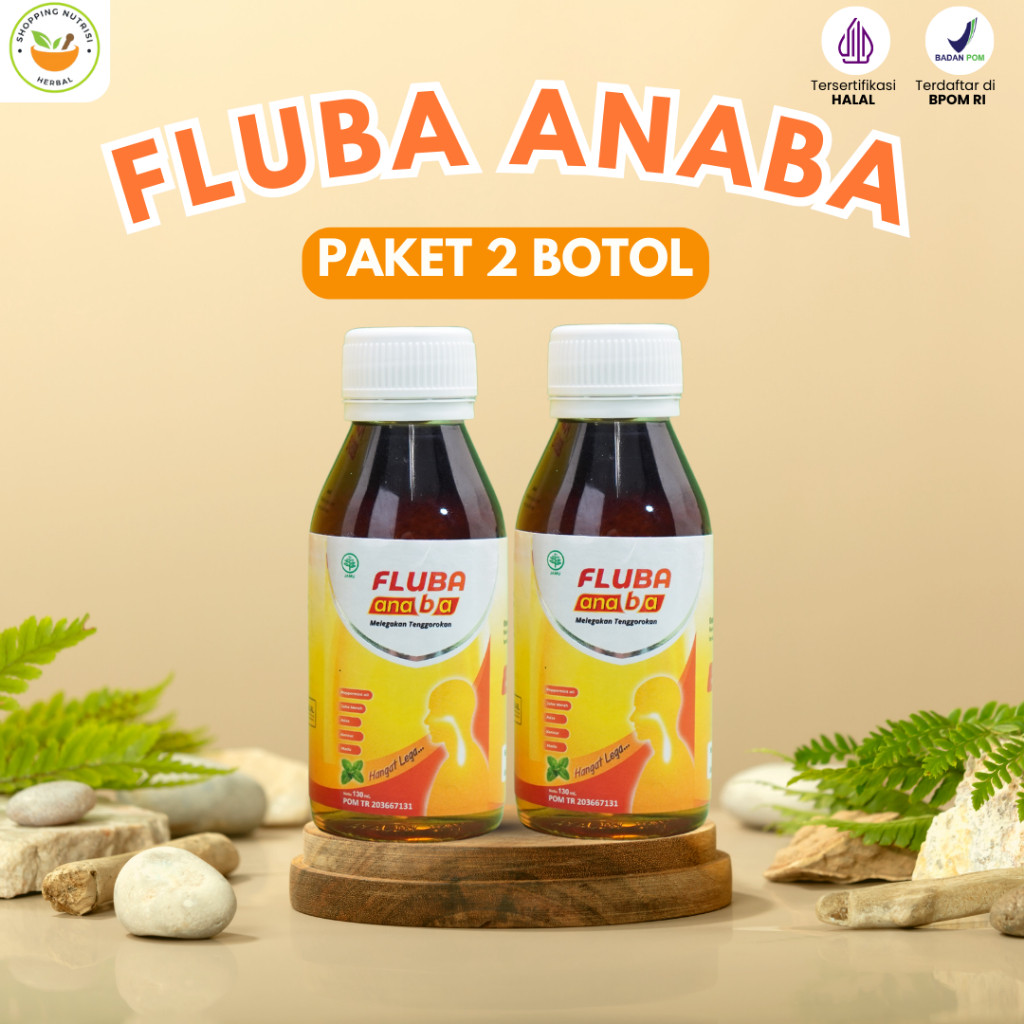 

[ PAKET 2 BOTOL ] MADU FLUBA ANABA - Madu Herbal Atasi Flu Pilek Batuk Demam Amandel Radang Tenggorokan - ORIGINAL HALAL BPOM