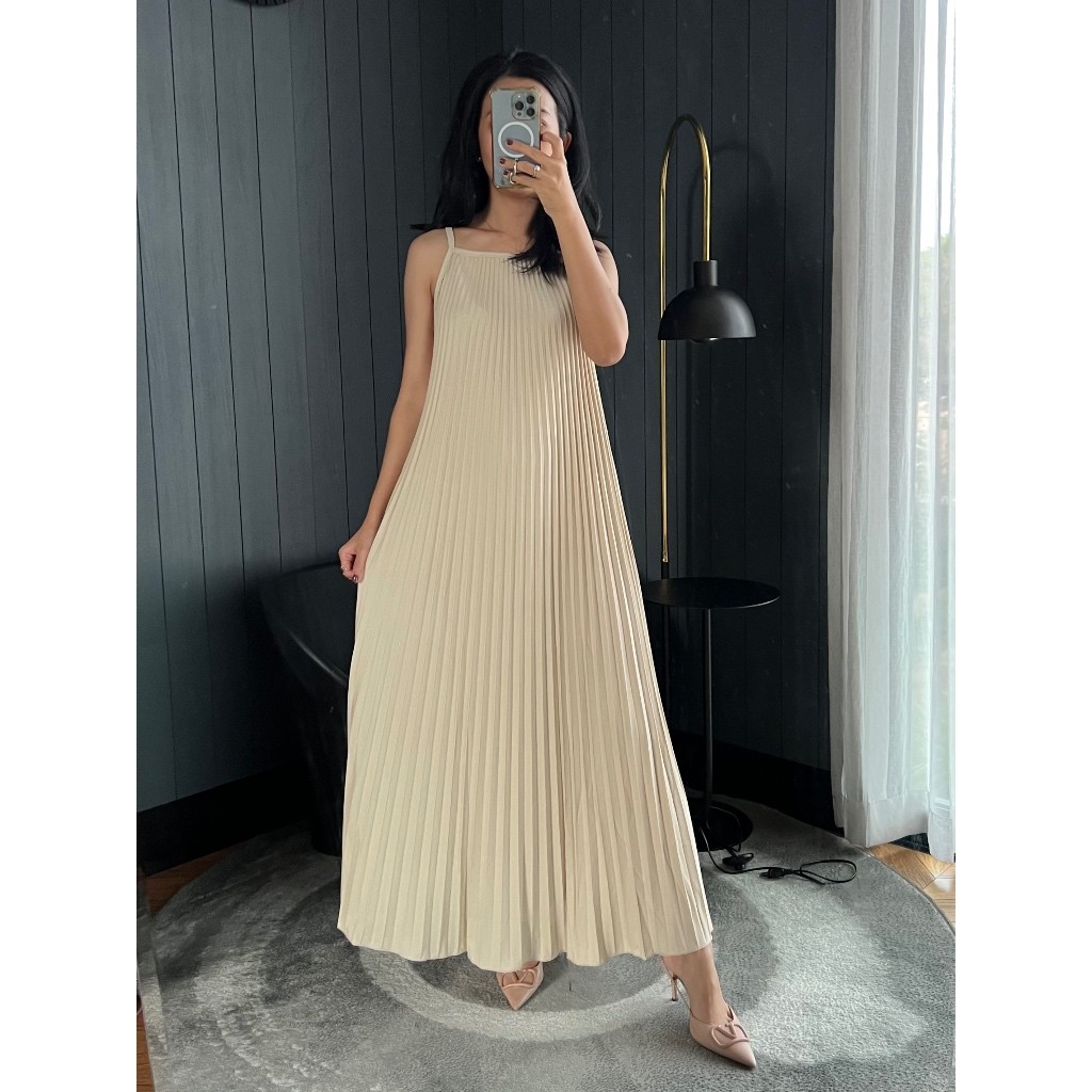 Dress Plisket Mayung / Dress Plisket Maxi / Dress Plisket Muslim