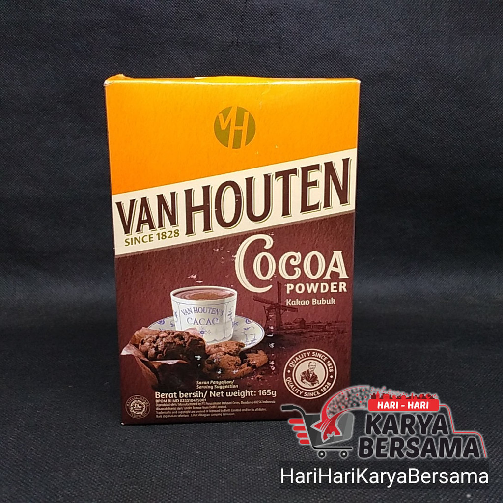 

BAHAN KUE VAN HOUTEN COCOA POWDER KAKAO BUBUK 165GR