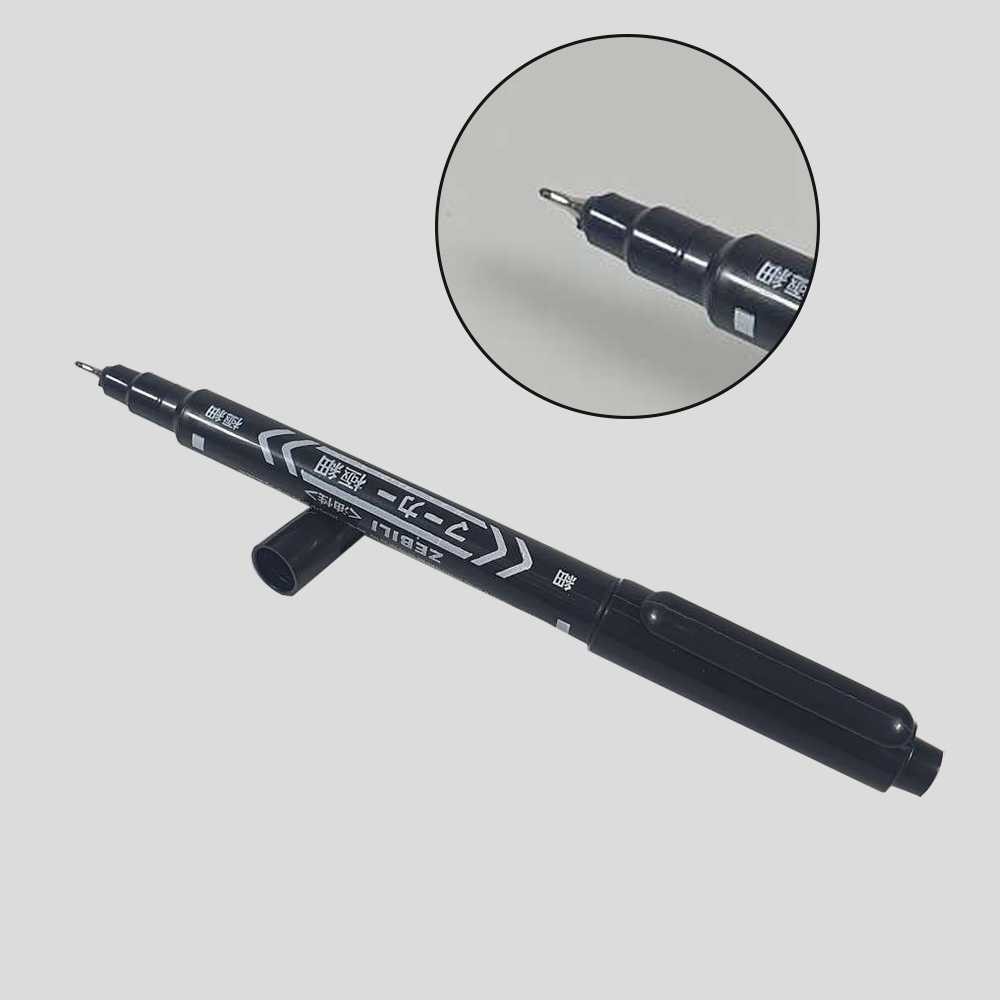 

FMSHOPP ZEBILI AMAK Spidol Dual Side Pen 4in1 Long Nib Marker 0.7mm - A241‼️COD‼️