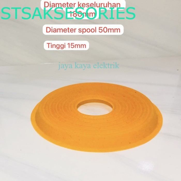 Dumper Demper Membran Tinggi Speaker 15 inch Lubang Spool 50mm Diameter 180mm