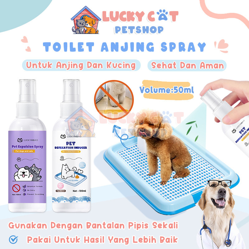 Toilet Anjing Spray Toilet Anjing Dog Toilet Tempat Pipis Anjing Puppy Training Spray Toilet Hewan