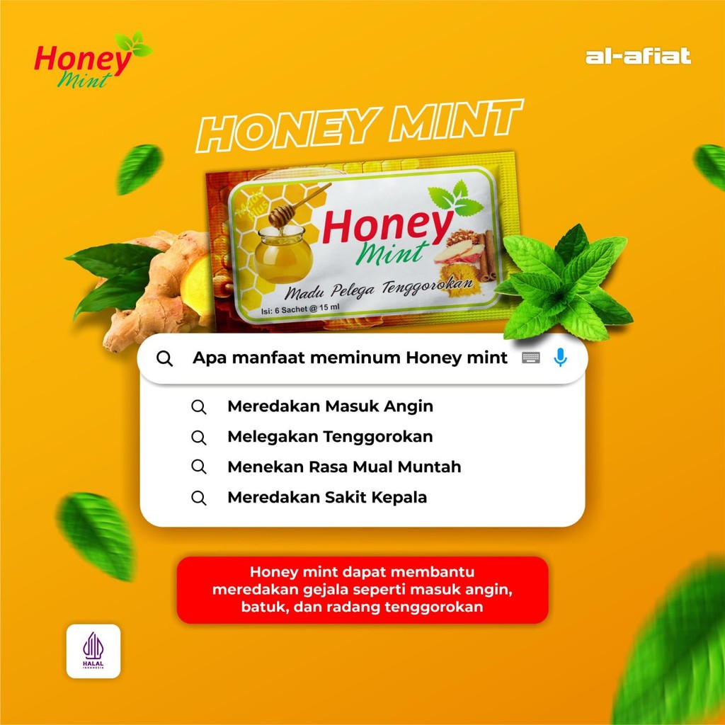 

Honey Mint Al Afiat 15ml/sachet