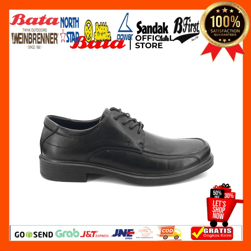 Sandal Bata Sepatu Pria Yaman Black - 8216214