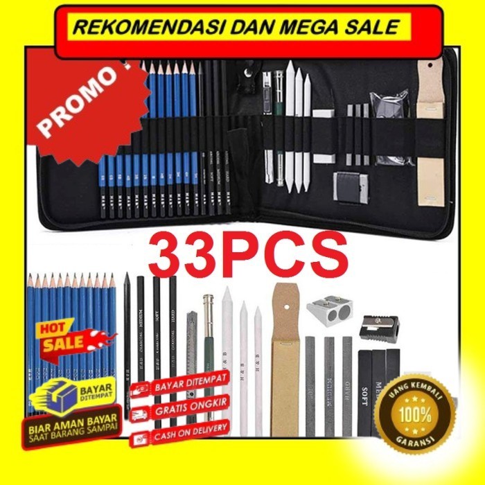 

Rekomendasi Terlaris 33PCS/Set Sketch Pensil Pisau Penghapus dan Pensil Gambar untuk Pencil Promo