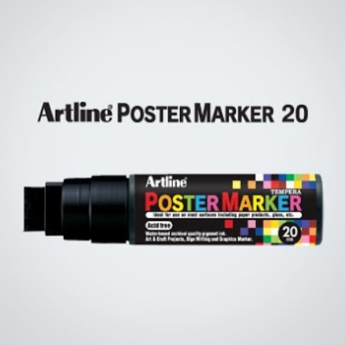 

SPIDOL ARTLINE POSTER MARKER EPP-20 - Hitam