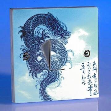 Stiker Sticker Tombol Lampu Saklar Lampu (Naga Dragon)