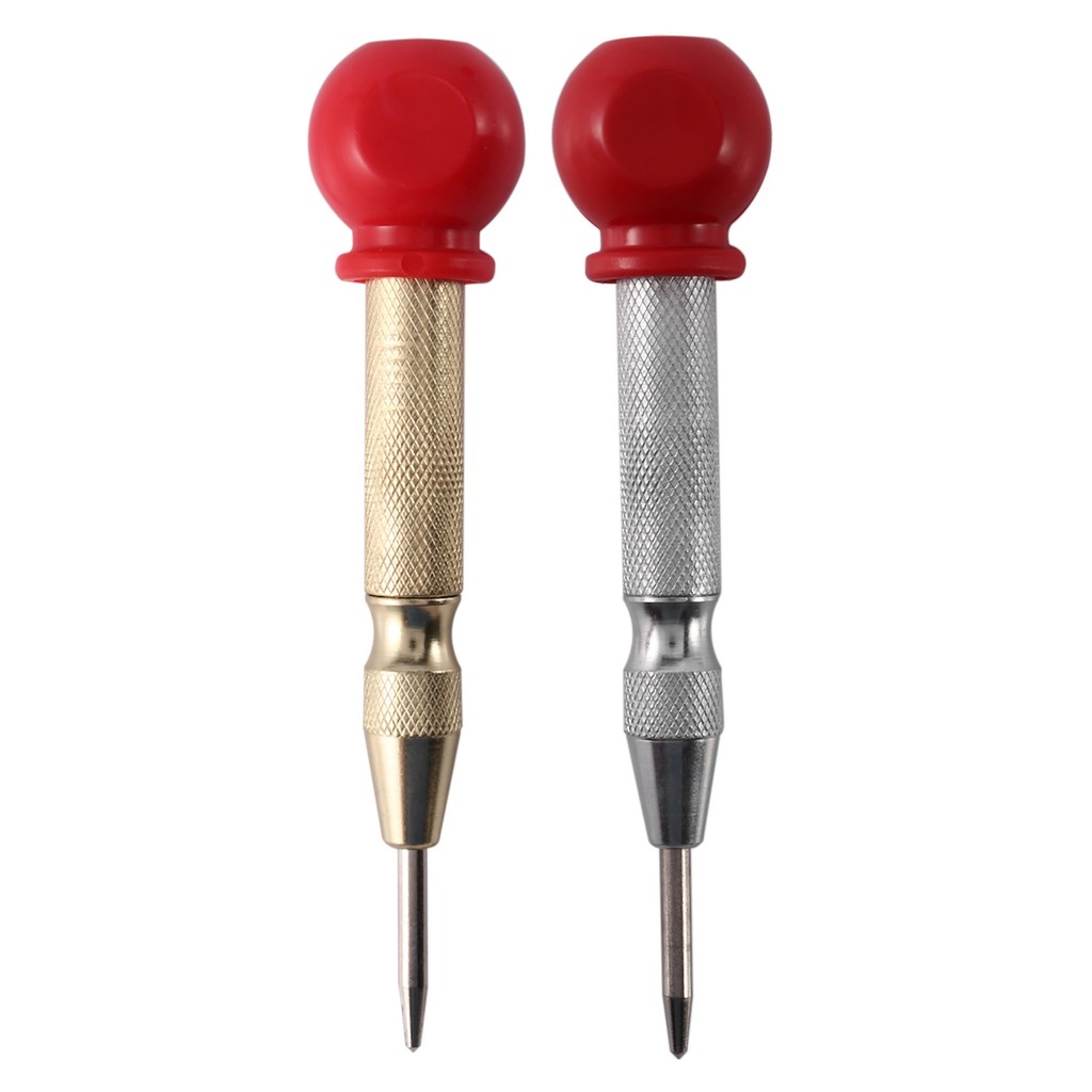 

2 Pcs High Speed Center Punch,Center Hole Punch Marker Scriber For Wood,Metal,Plastic,Car Window Puncher Breaker Tool With