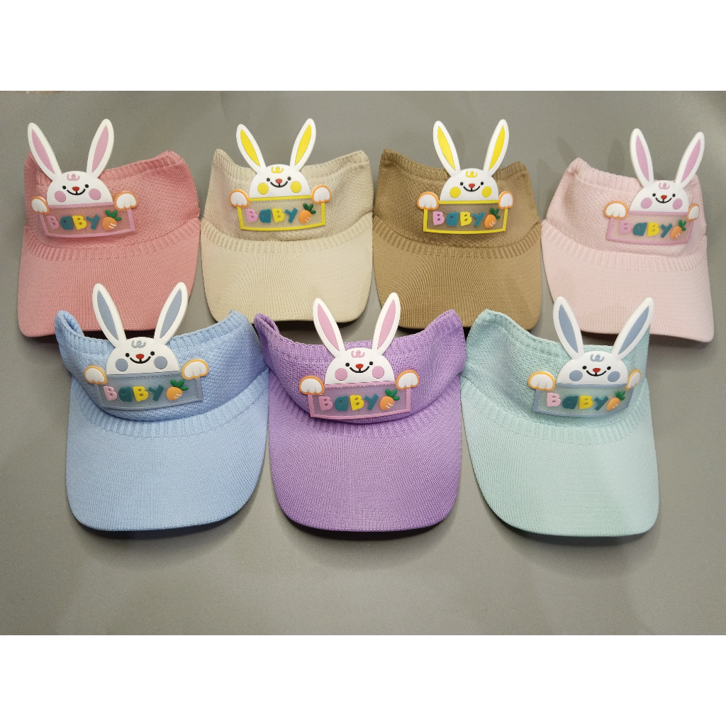 Topi Golf Senam Korea Rajut Karet Anak/TOPI ANAK PEREMPUAN IMPORT BABY KELINCI TOPI GOLF ANAK BABY T