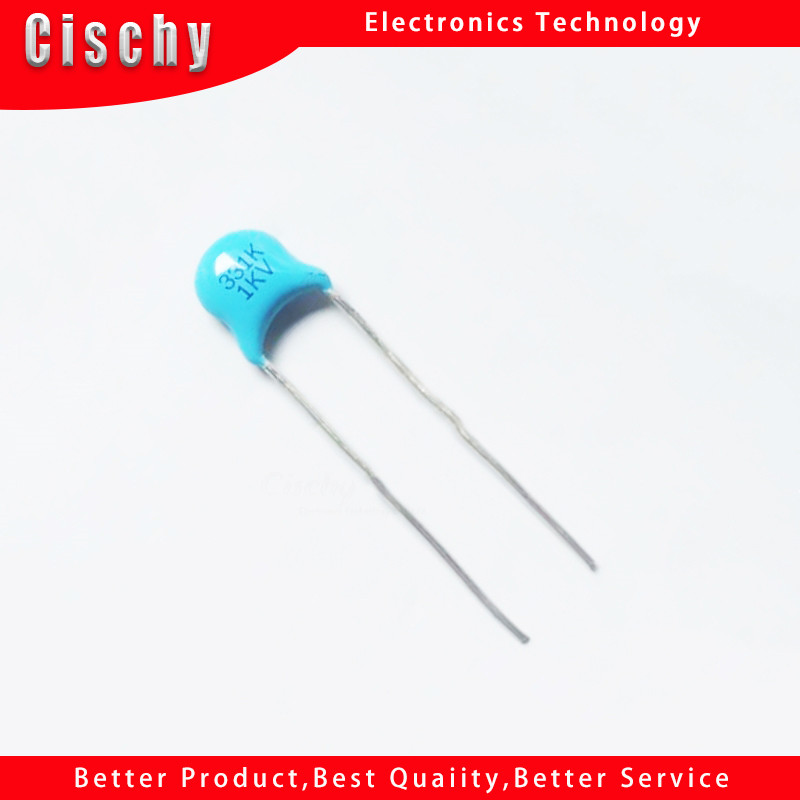 10pcs/lot 1KV331K 1KV 331K high voltage ceramic capacitors In Stock
